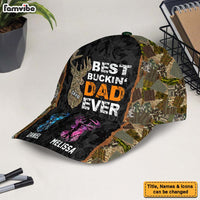 Personalized Buckin Dad Hunting Cap 25696 thumb 1