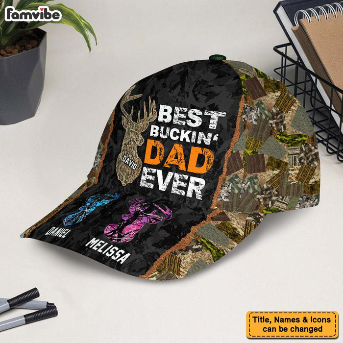 Personalized Buckin Dad Hunting Cap 25696 1