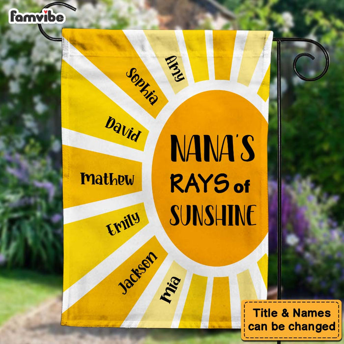Personalized Gift Grandma's Sunshine Flag 25699 1