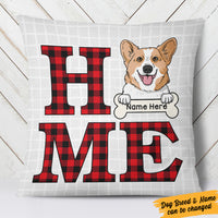 Personalized Home Is Where My Dog Is Pillow  DB291 81O36 (Insert Included) thumb 1