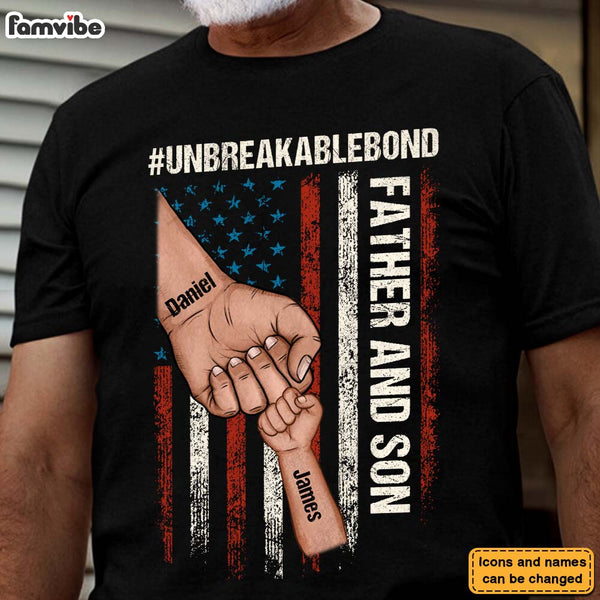 Personalized Father And Son Unbreakable Bond Shirt - Hoodie - Sweatshirt  25710