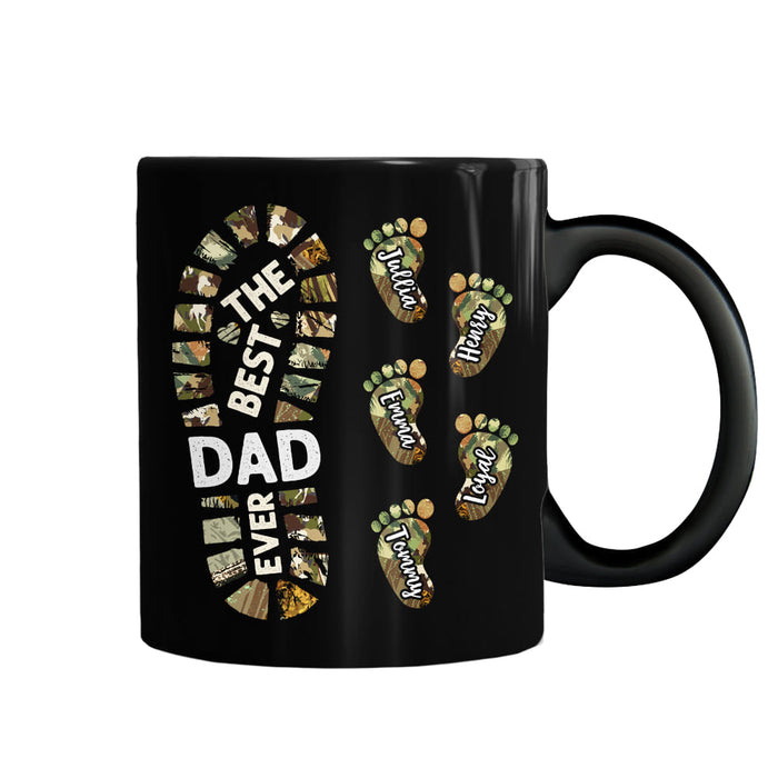 Personalized Gift For Father For Dad Foot Print Mug 24907 25712 1