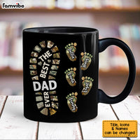 Personalized Gift For Father For Dad Foot Print Mug 24907 25712 thumb 1
