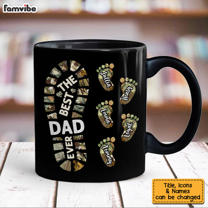 Personalized Gift For Father For Dad Foot Print Mug 24907 25712 1