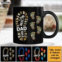 Personalized Gift For Father For Dad Foot Print Mug 24907 25712 thumb 1