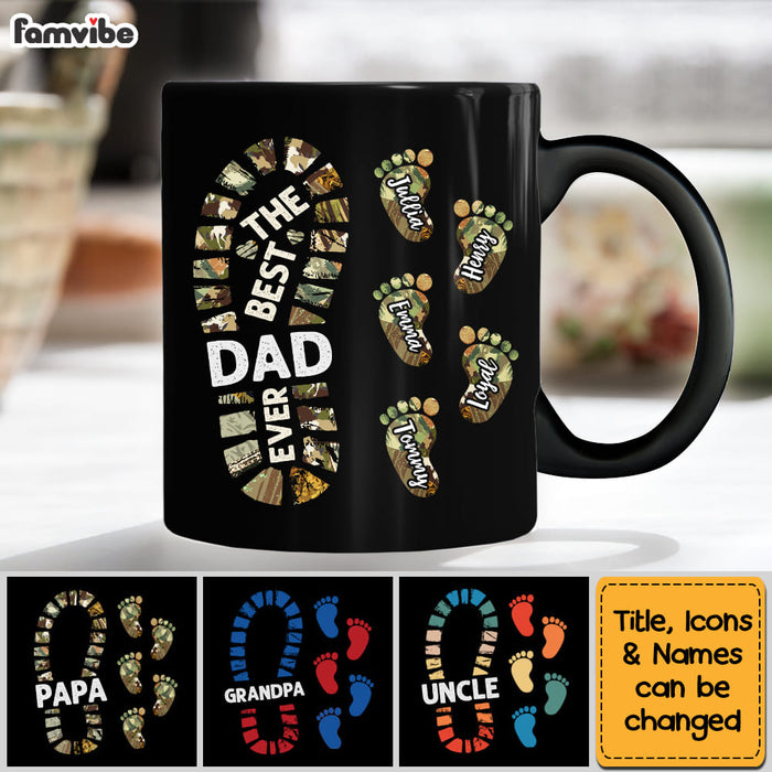 Personalized Gift For Father For Dad Foot Print Mug 24907 25712 1