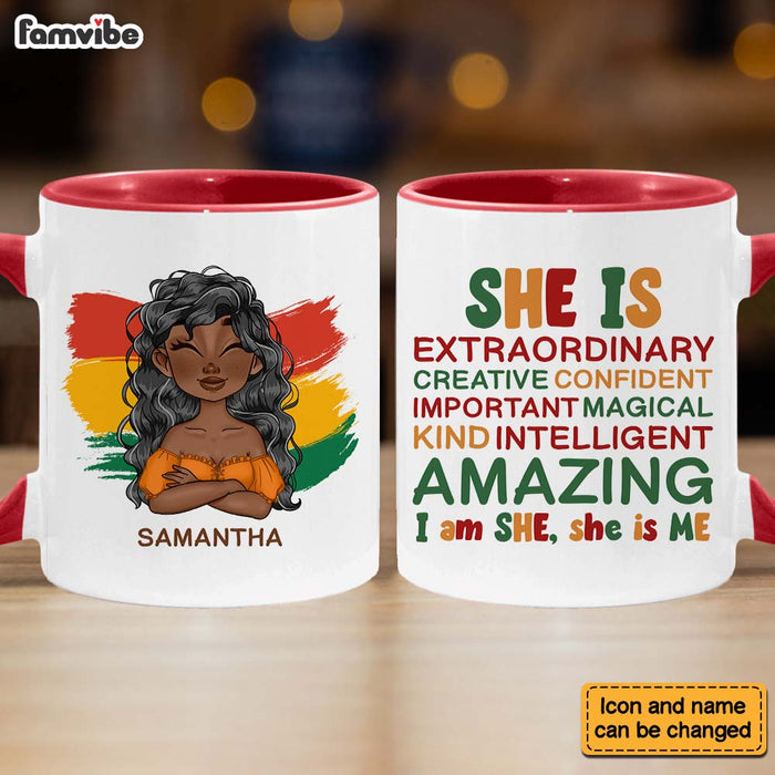 Personalized Affirmation She Is Mug 25714 1