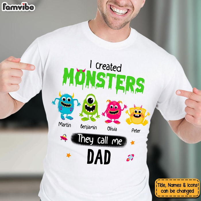 Personalized I Created Monsters They Call Me Dad Shirt - Hoodie - Sweatshirt 25413 25715 1