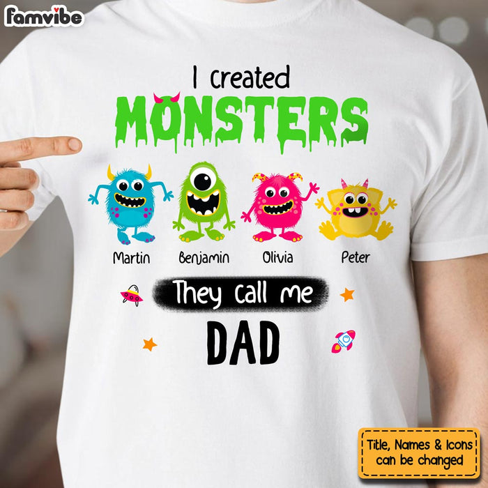 Personalized I Created Monsters They Call Me Dad Shirt - Hoodie - Sweatshirt 25413 25715 1