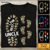 Personalized Gift For Uncle Foot Print Shirt - Hoodie - Sweatshirt 24907 25719 1