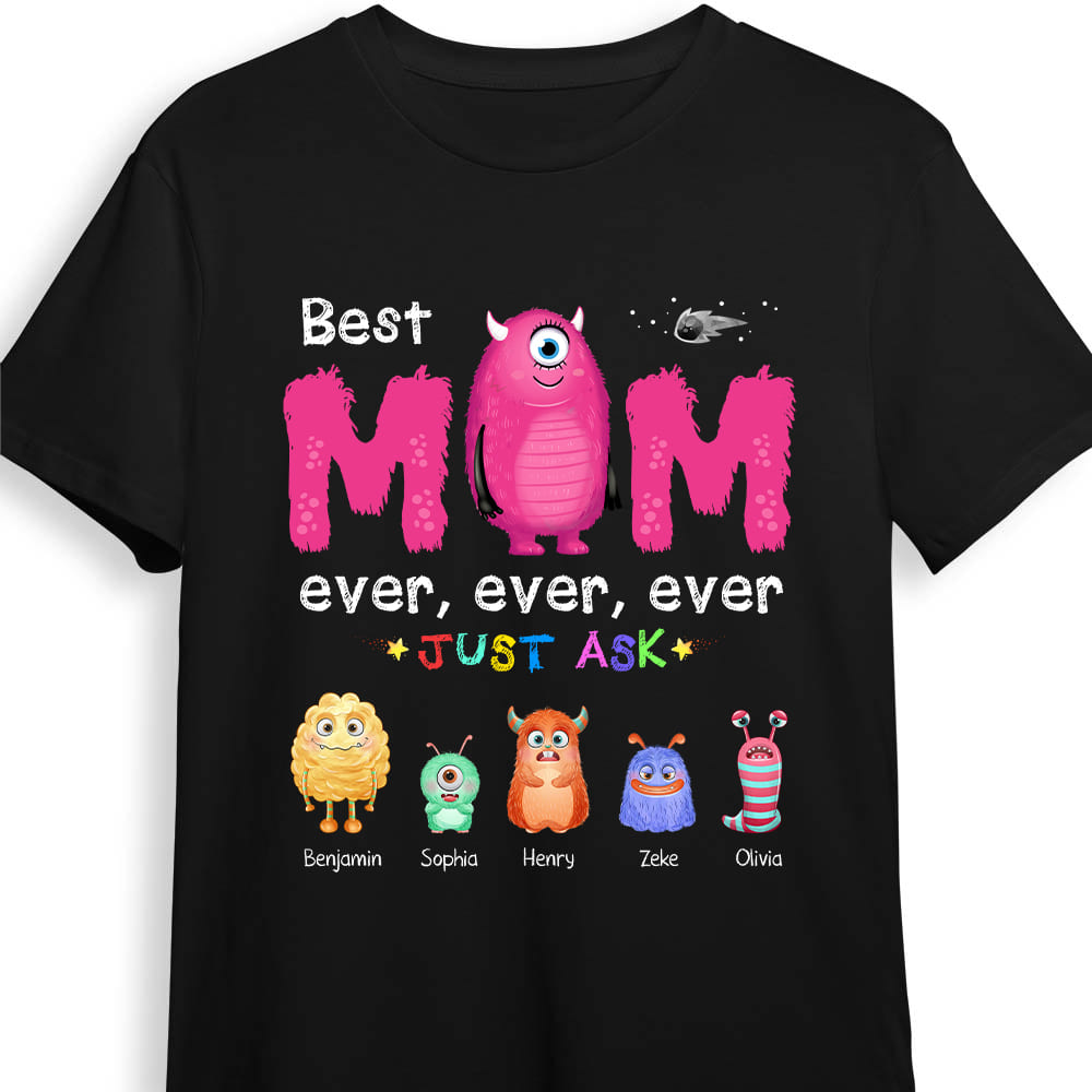 Personalized Monster Mom Shirt Hoodie Sweatshirt 25722 Primary Mockup