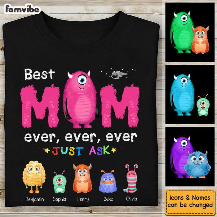 Personalized Monster Mom Shirt - Hoodie - Sweatshirt 25722 1