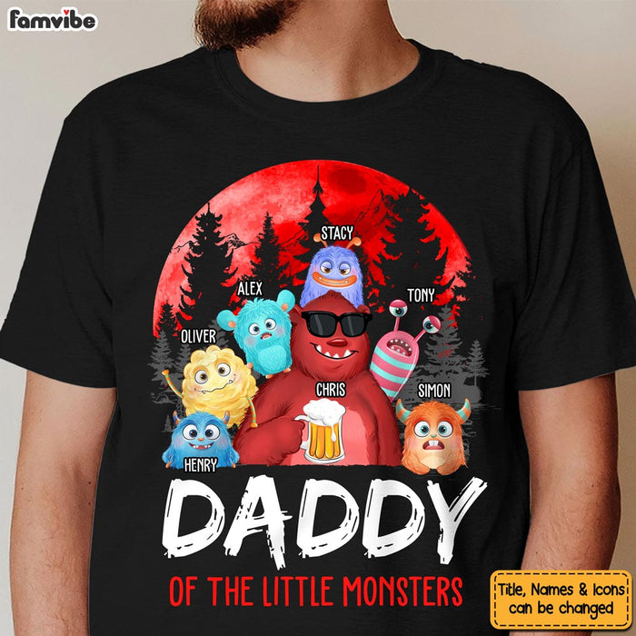Personalized Daddy Of The Little Monsters Shirt - Hoodie - Sweatshirt 25723 1