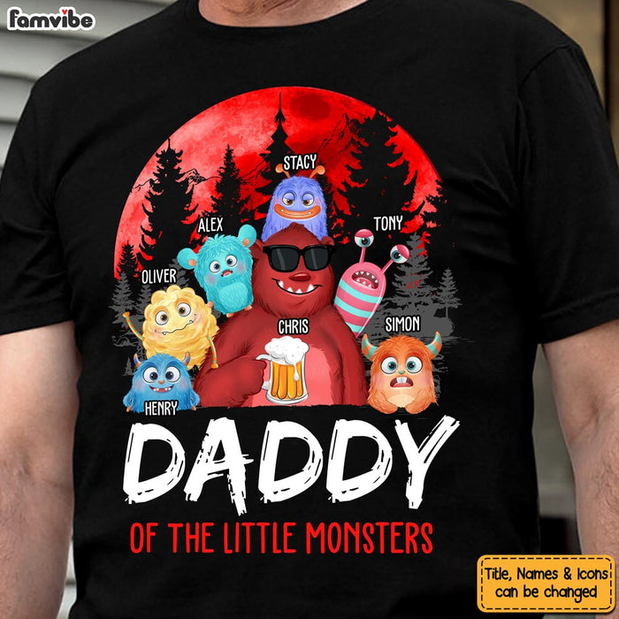 Personalized Daddy Of The Little Monsters Shirt - Hoodie - Sweatshirt 25723 1
