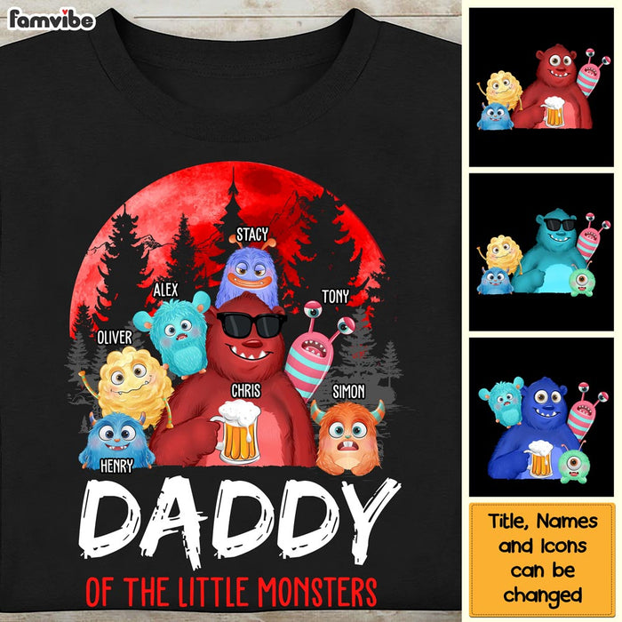 Personalized Daddy Of The Little Monsters Shirt - Hoodie - Sweatshirt 25723 1