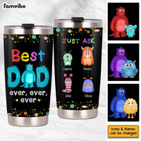 Personalized Monster Dad Steel Tumbler 25724 thumb 1