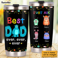 Personalized Monster Dad Steel Tumbler 25724 thumb 1