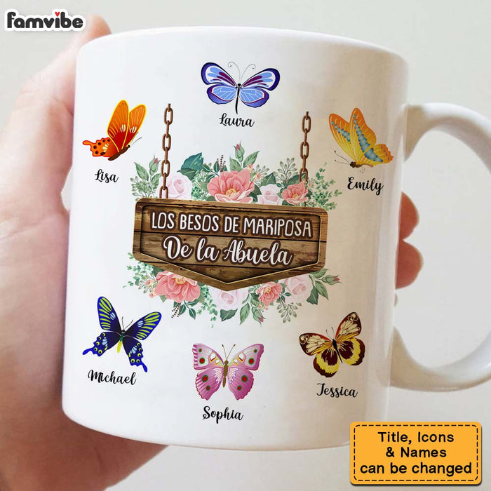 Abuela Spanish Besos De Mariposa Mug 25727 1