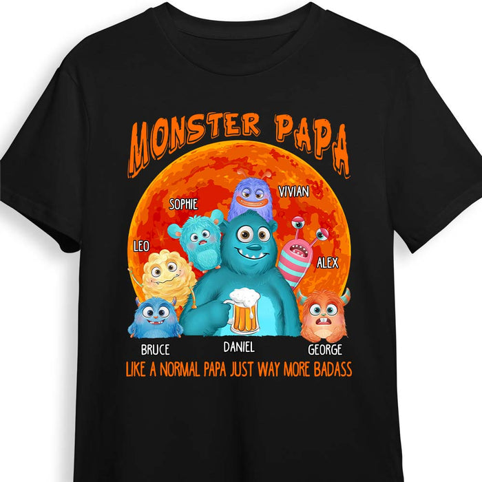 Personalized Monster Dad Like A Normal Dad Shirt - Hoodie - Sweatshirt 25728 1