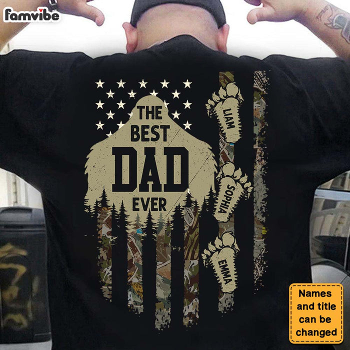 Personalized Camo Flag Dadsquatch Shirt 25729 1