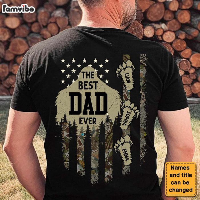 Personalized Camo Flag Dadsquatch Shirt 25729 1
