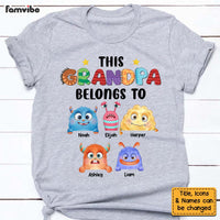 Personalized  This Grandpa Belongs To Shirt - Hoodie - Sweatshirt 25731 thumb 1