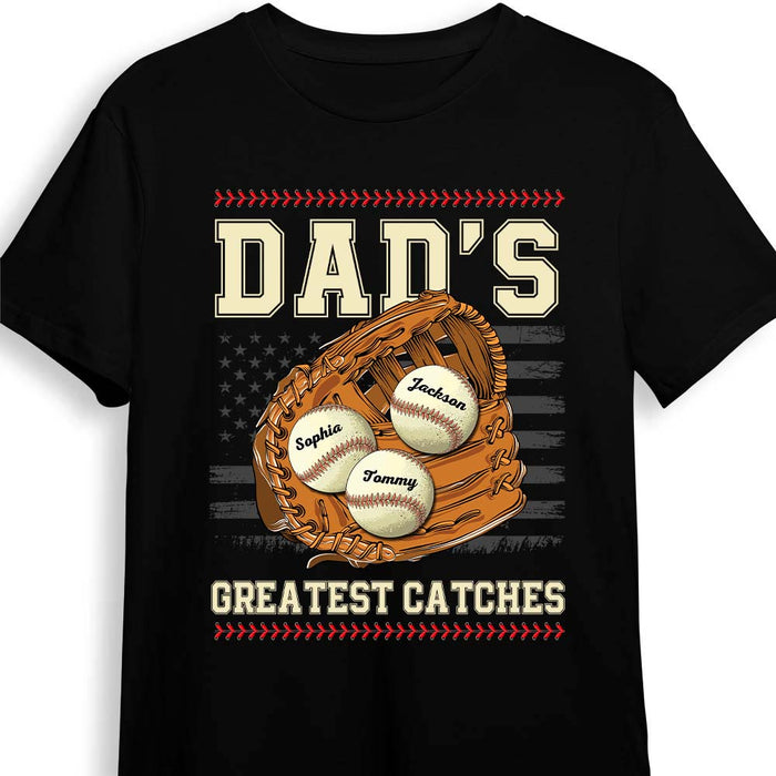 Personalized Gift Dad's Greatest Catches Shirt - Hoodie - Sweatshirt 25732 1