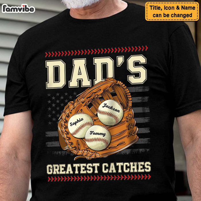 Personalized Gift Dad's Greatest Catches Shirt - Hoodie - Sweatshirt 25732 1
