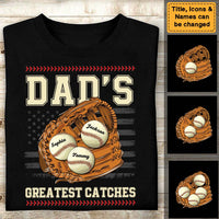 Personalized Gift Dad's Greatest Catches Shirt - Hoodie - Sweatshirt 25732 thumb 1