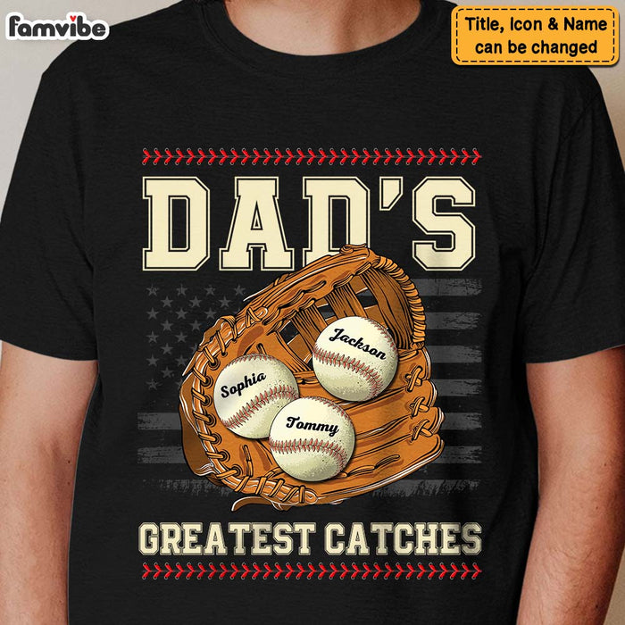 Personalized Gift Dad's Greatest Catches Shirt - Hoodie - Sweatshirt 25732 1