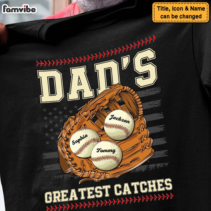 Personalized Gift Dad's Greatest Catches Shirt - Hoodie - Sweatshirt 25732 1