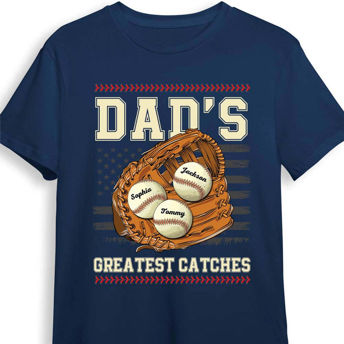 Personalized Gift Dad's Greatest Catches Shirt - Hoodie - Sweatshirt 25732 1
