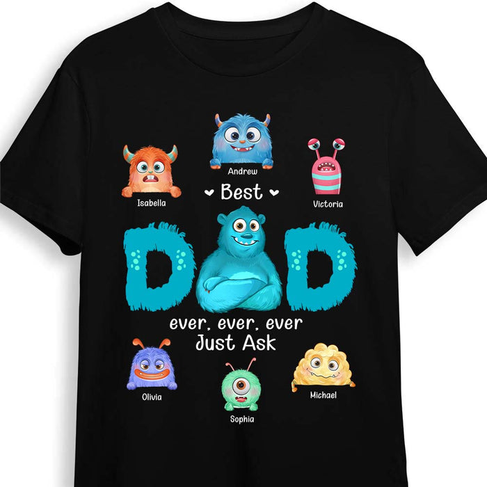 Personalized Gift For Dad Monster Dad Shirt - Hoodie - Sweatshirt 25735 1