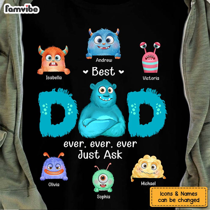 Personalized Gift For Dad Monster Dad Shirt - Hoodie - Sweatshirt 25735 1