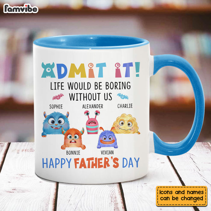 Personalized Gift For Dad Monster Admit It Mug 25736 1
