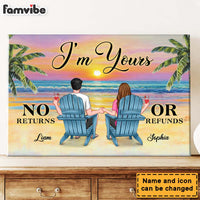 Personalized Gift for Couple I'm Yours  Canvas 25746 thumb 1