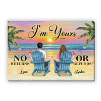Personalized Gift for Couple I'm Yours  Canvas 25746 thumb 1