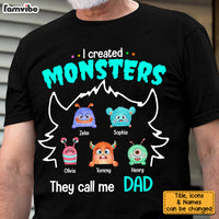 Personalized I Created Monster Peeking Shirt - Hoodie - Sweatshirt 25748 thumb 1