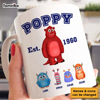 Personalized Gift For Monster Dad Grandpa Since Mug 25750 thumb 1