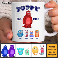 Personalized Gift For Monster Dad Grandpa Since Mug 25750 thumb 1