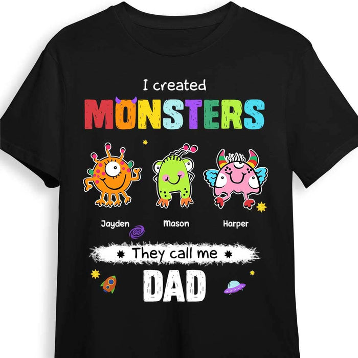 Personalized I Created Monsters They Call Me Dad Shirt - Hoodie - Sweatshirt 25760 1