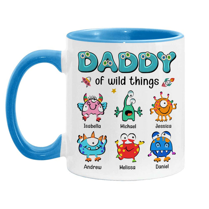 Personalized Daddy Of Wild Things Monster Mug 25761 1