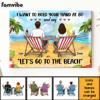 Personalized Gift For Couple I Want To Hold Your Hand Canvas 25763 thumb 1