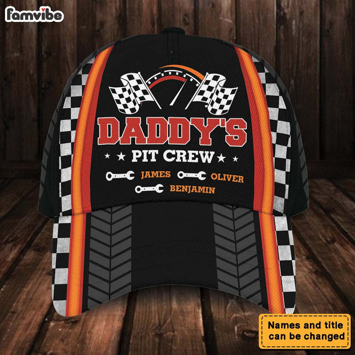 Personalized Dad's Pit Crew Cap 25766 1