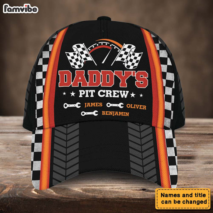 Personalized Dad's Pit Crew Cap 25766 1