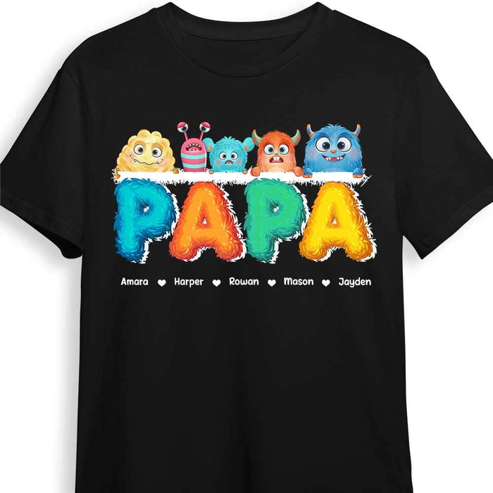 Personalized Gift For Monster Dad Grandpa Title Shirt - Hoodie - Sweatshirt 25767 1
