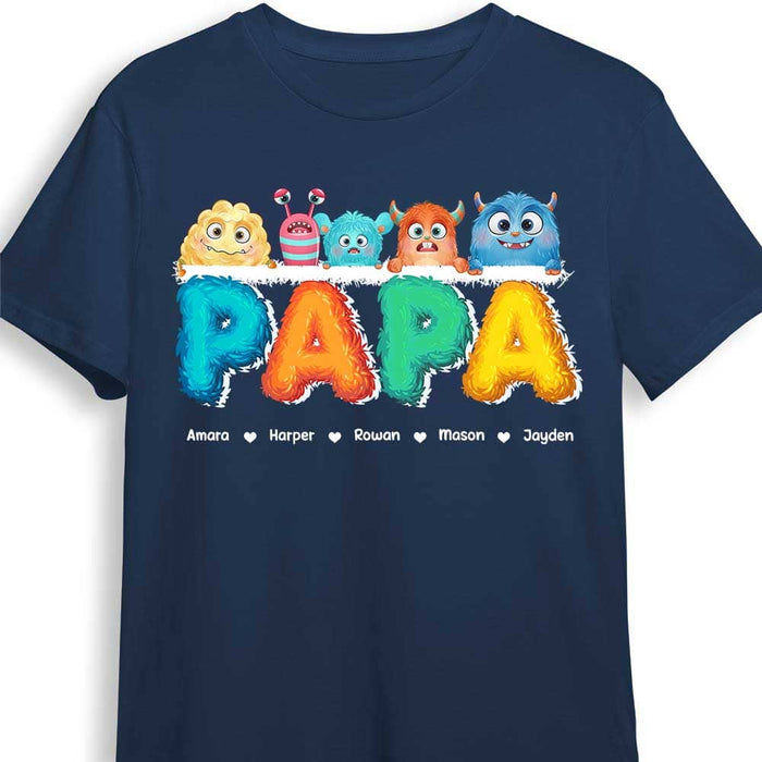 Personalized Gift For Monster Dad Grandpa Title Shirt - Hoodie - Sweatshirt 25767 1