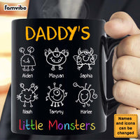 Personalized Gift For Dad Grandpa Little Monsters Mug 25768 thumb 1