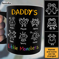 Personalized Gift For Dad Grandpa Little Monsters Mug 25768 thumb 1
