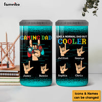 Personalized Gift For Gamer Dad 4 in 1 Can Cooler 25777 thumb 1